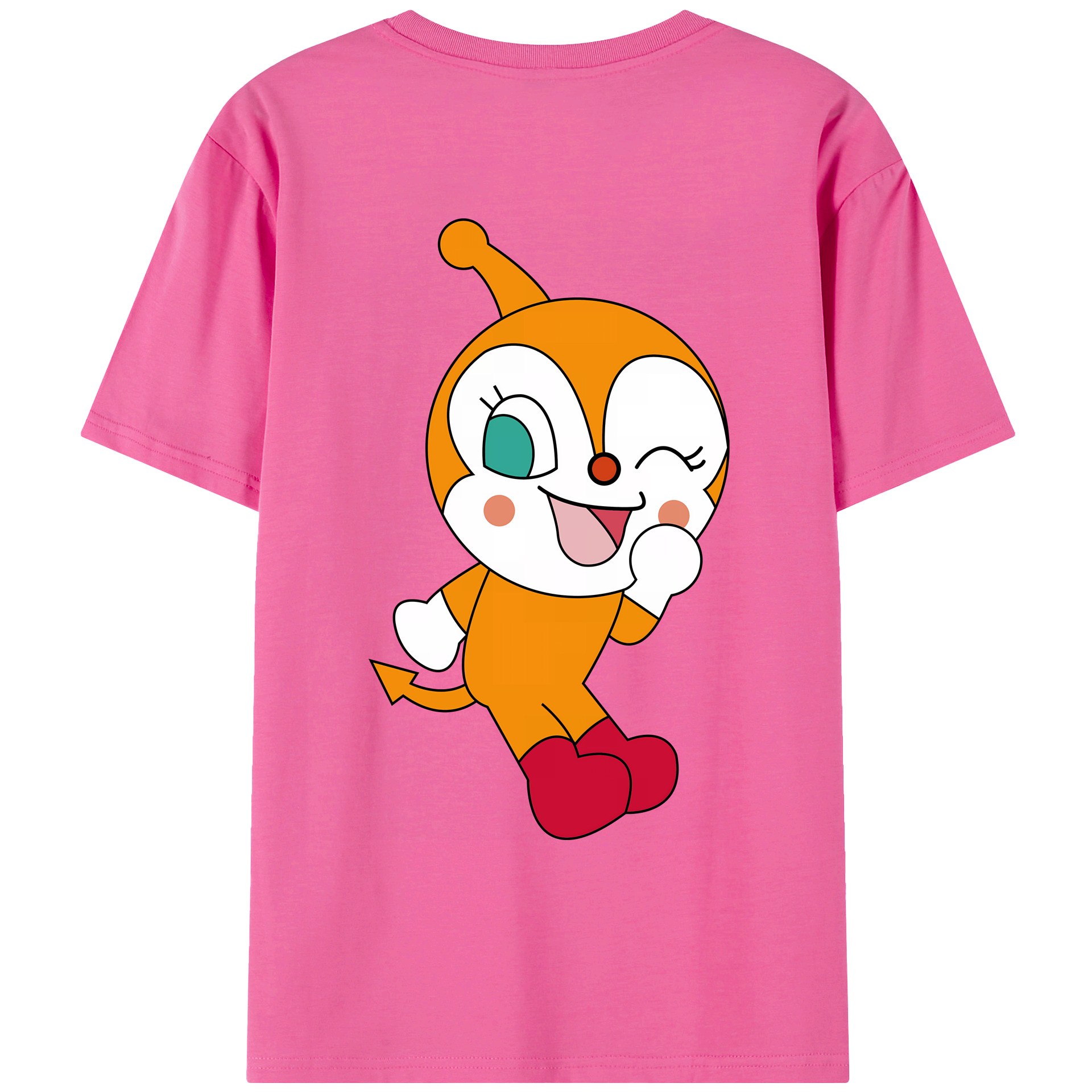 （画像用） アンパンマン Anpanman レディース半袖Tシャツ(バックプリント)